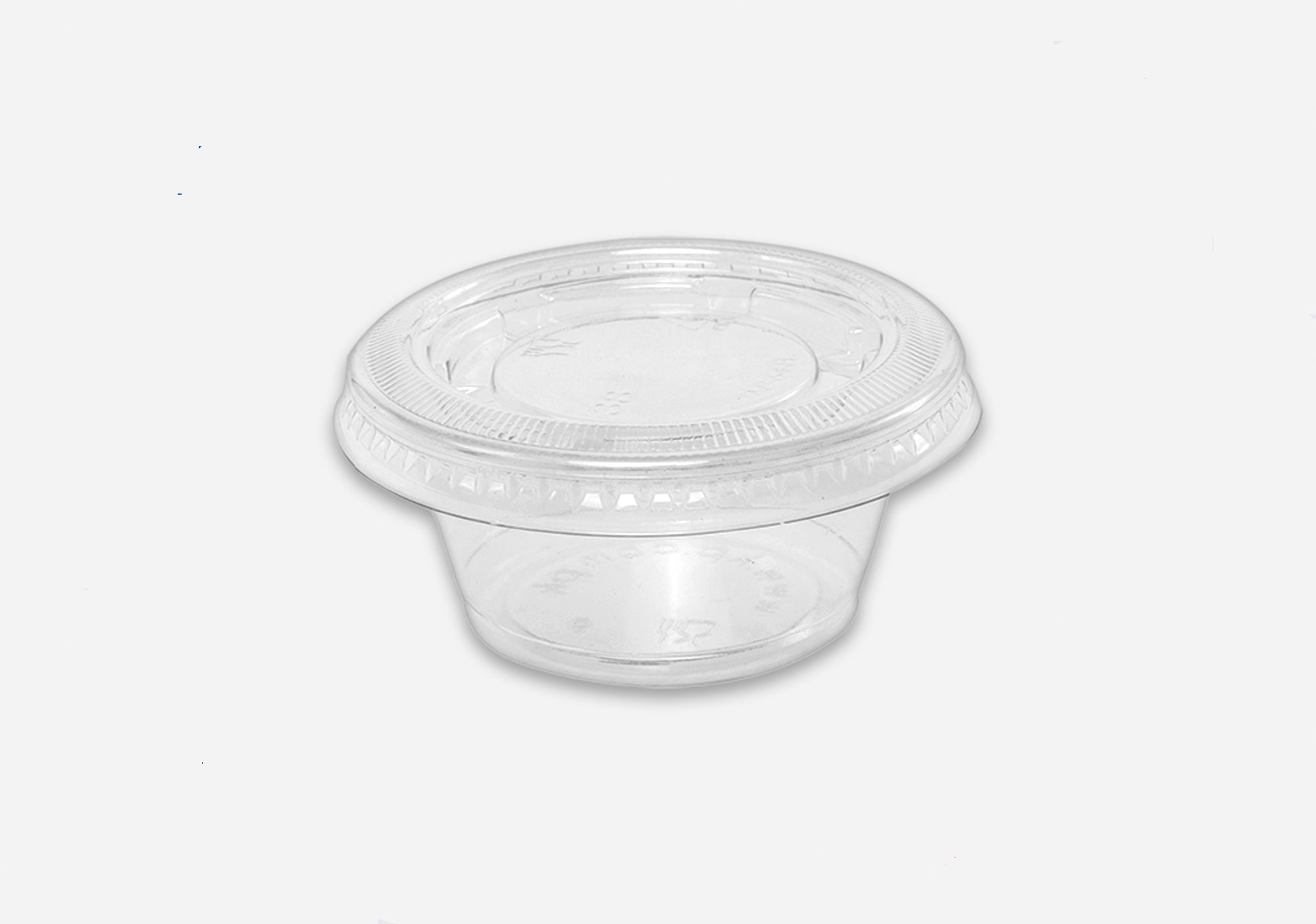 2 OZ Plastic Container with Lid